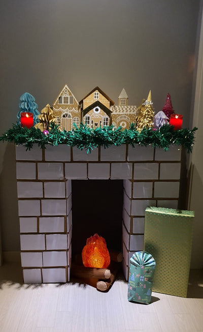 This Fireplace DIY Turned My Home Into a Christmas Dream ✨