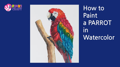 How to Paint  a PARROT in Watercolor