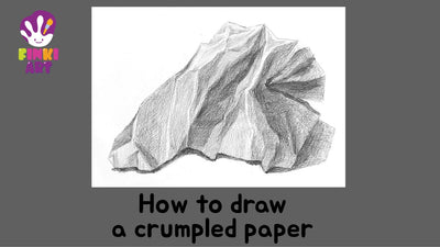 How to draw a crumpled paper