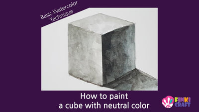 How to paint a cube with neutral color