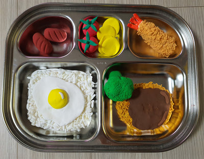 Let's make lunchbox with clay 🍽️🍱