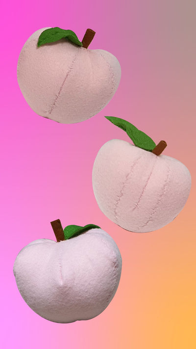 How to make a peach with felt 🍑