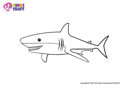 Shark Coloring for kids FREE DOWNLOAD