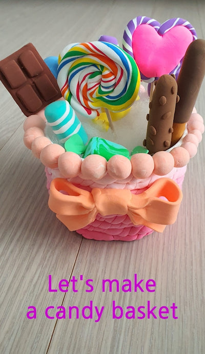 How to make candy basket 🍬🍫 🧺