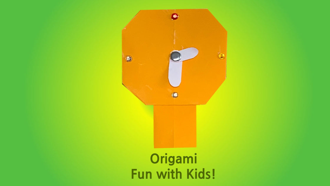 DIY Wall Clock with Origami | Easy & Functional Paper Craft – finkicraft