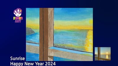 Sunrise Happy New Year 2024!🌅🌞🎉