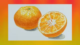 How to paint tangerines 🍊