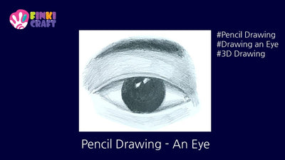 Pencil drawing - an eye Super easy!
