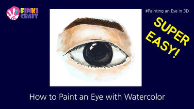 How to paint an Eye with Watercolor