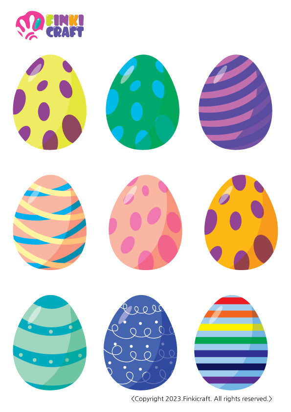 Easter eggs set vector design  | Easter egg  colorful design | Eggs pattern design EPS Ai files