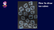 Ice Cube PNG, Ice Cubes with Transparent  Background, Frozen ice cube, Digital file