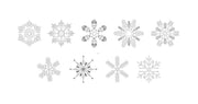 Snowflake, Winter, Christmas, Digital EPS, AI file