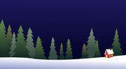 Winter landscape Art and Graphics, Digital  image  EPS, AI file